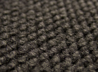 Snap-Carpet, solid carpeted surface that simply snaps together