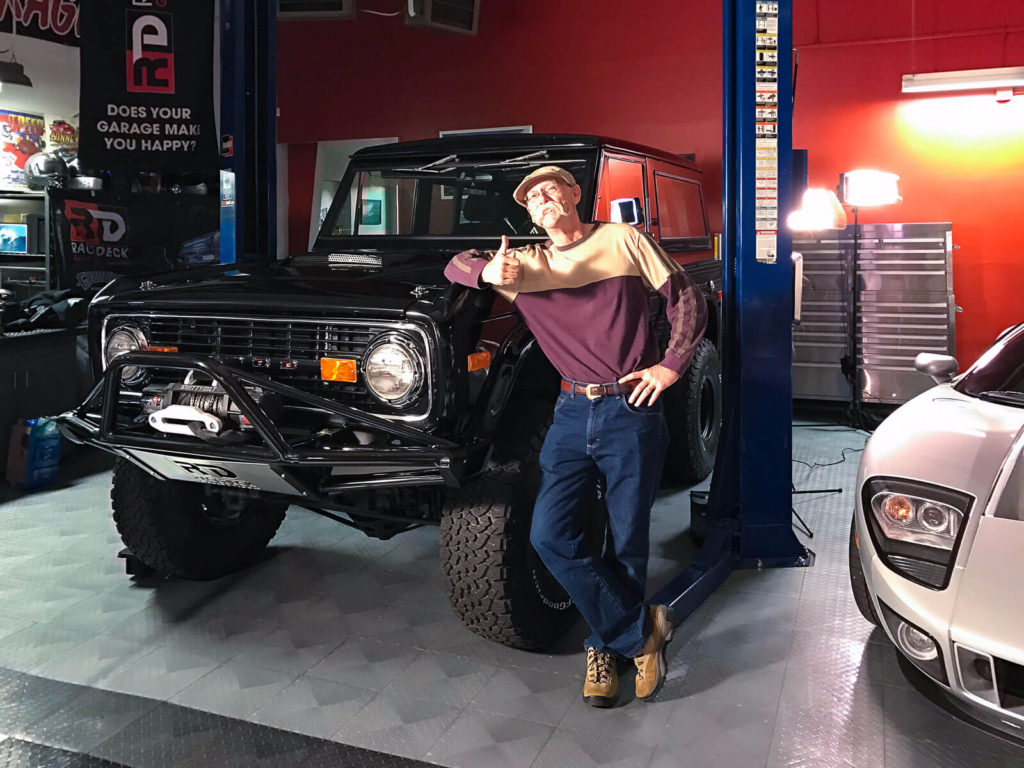 Dennis Gage with the '74 Classic Bronco