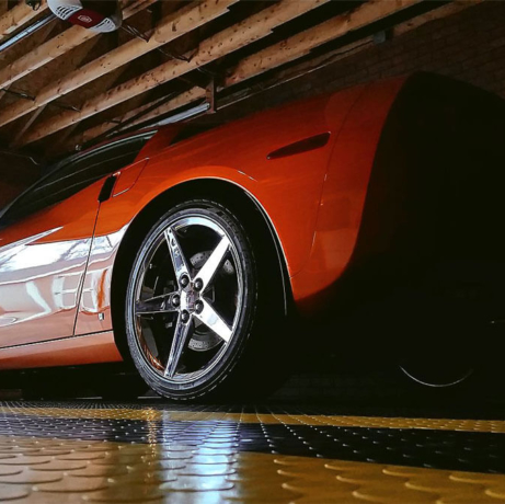 Corvette parked on CircleTrac®