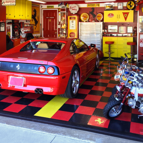 Ferrari Themed Garage