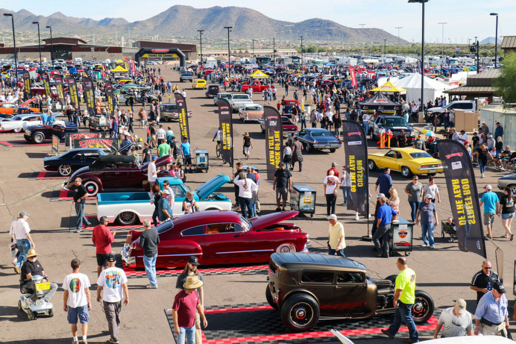 Goodguys event with RaceDeck parking pads