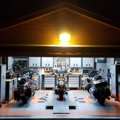 Stephen Fantasia's Motorcycle Garage and Workshop