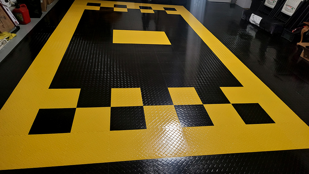 Black and Yellow RaceDeck Garage