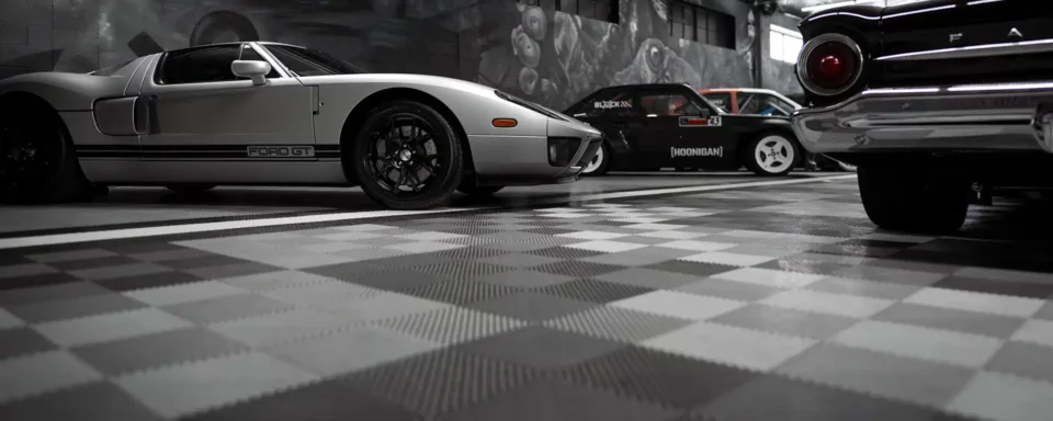 Commercial Garage Flooring in the RD speed garage