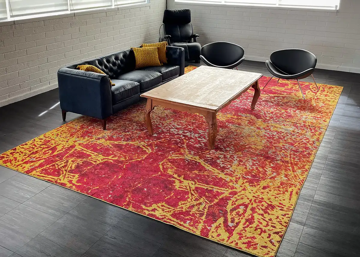 Condo with Charred Oak flooring