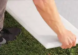 Fastdeck installation on grass before an event